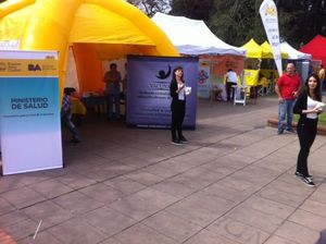 Buenos Aires Ciudad campaña de salud  equipo en campo